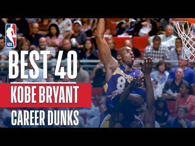Kobe Bryan - 40 najlepszych wsadów w NBA