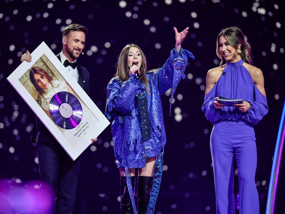 Roksana Węgiel otrzymała platynową płytę podczas Eurowizji Junior 2019!