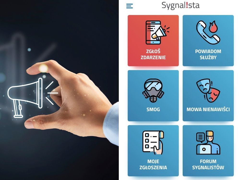 Sygnalista – aplikacja do donoszenia