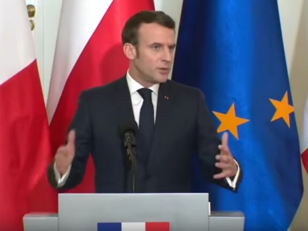 Emmanuel Macron w Krakowie. Wygłosił wykład o Polsce i Francji w Europie