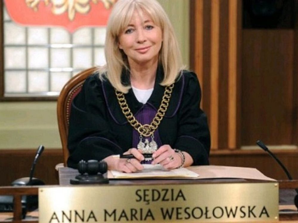 Sędzia Anna Maria Wesołowska - najpopularniejsza sędzina w Polsce