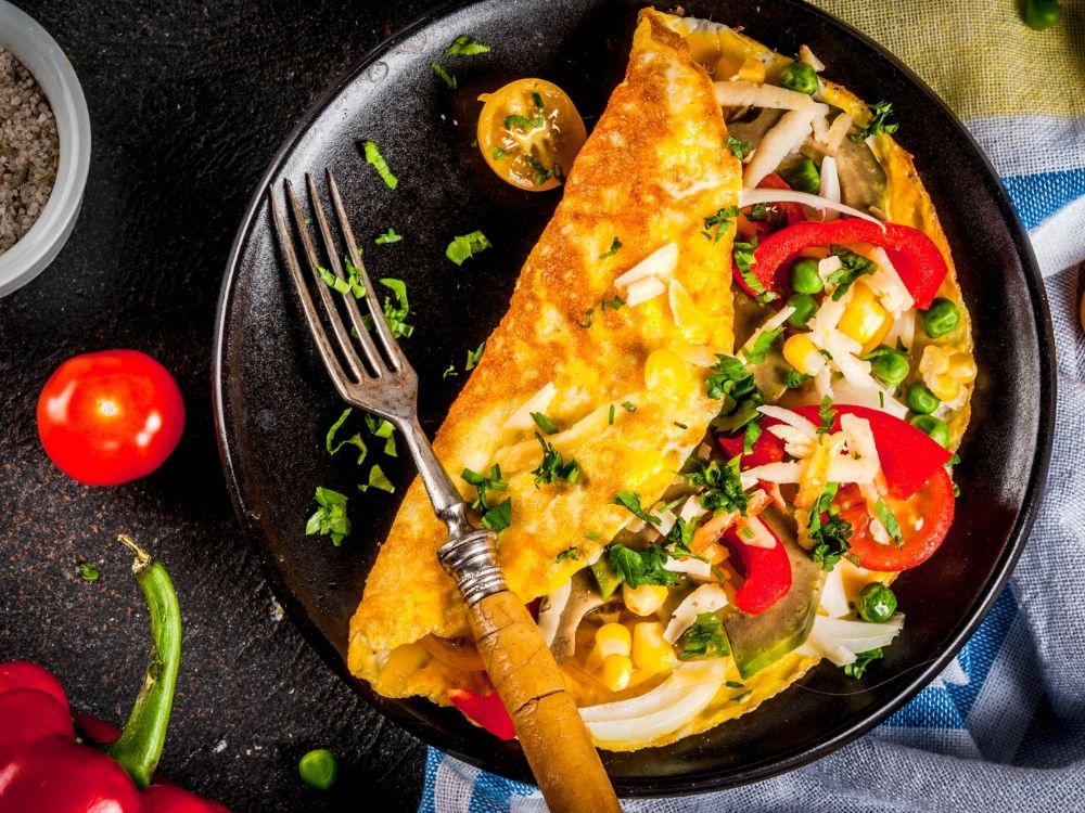 Przepis na omlet na słono