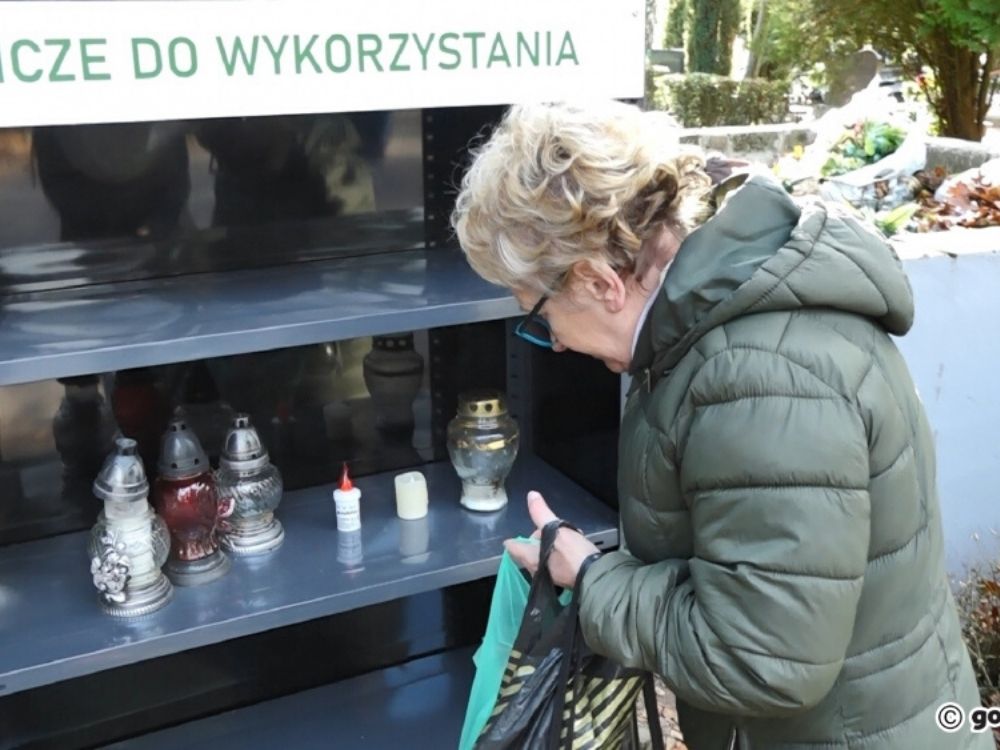 Na cmentarzu w Gorzowie w trosce o środowisko powstała zniczodzielnia
