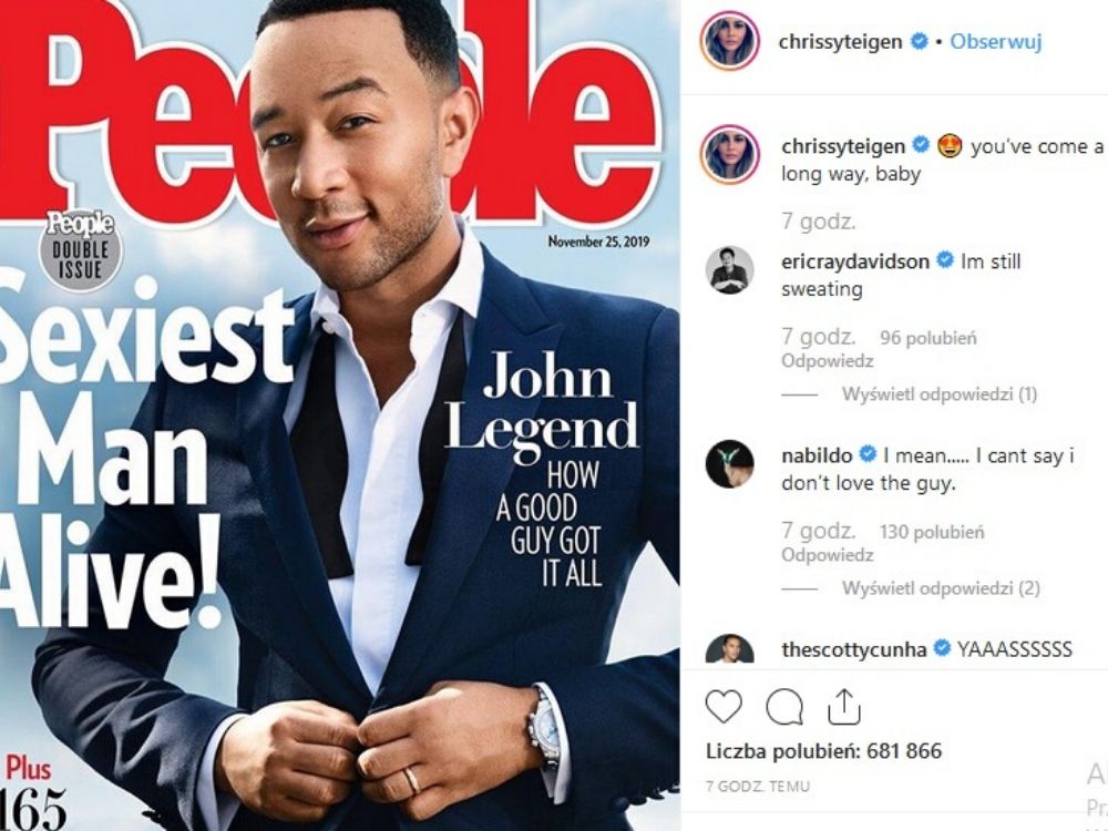 John Legend został okrzyknięty najseksowniejszym mężczyzną na świecie!